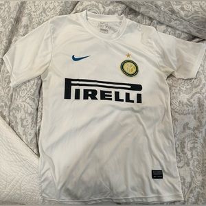 Inter Milan White Soccer Jersey No Player Name Size Medium Soccer